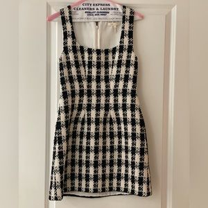 Maje Houndstooth Dress